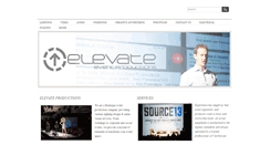 Desktop Screenshot of elevateproduction.com